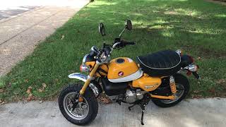 My 2019 Honda Monkey Motorcycle Review and Ride