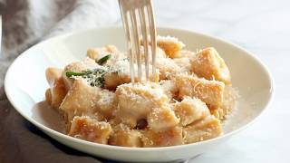 Pumpkin Gnocchi with Sage Butter Sauce