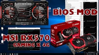 MSI rx570 Gaming X bios mod ethereum mining