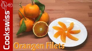 Orangen filetieren