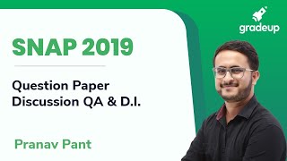 SNAP 2019 Question Paper Discussion | Quant & D.I. | SNAP 2019 Question & Answer Key