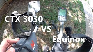 Equinox 800 vs CTX 3030 comparing signals and VDI with live digs!