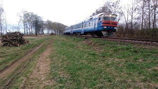 Дизель-поезд ДР1А-303 сообщением "Барановичи-Гродно" / DR1A-303 message "Baranavichy-Grodno"