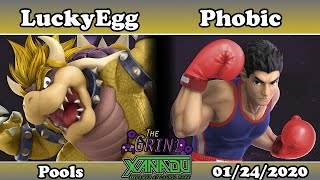 The Grind 111 LuckyEgg (Bowser) vs Phobic (Little Mac) Pools