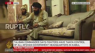 Afghanistan: Video shows Taliban fighters in presidential palace after Ghani's escape