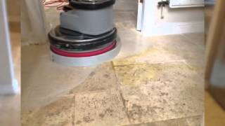 Cleaning and Sealing a Travertine Floor