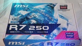 Review MSI Radeon R7 250 2GB GDDR3 128-bit [OC Edition]