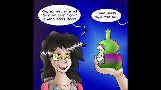 Female Butt and Hourglass Expansion Sequences Artwork 99:  Bombshell Soda (continued)