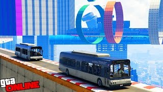 СУПЕР ПАРКУР НА АВТОБУСАХ! (GTA 5 ONLINE ГОНКИ)