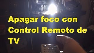 ✅ Apagar Foco con el Control Remoto del TV (Fácil de hacer)