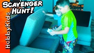 Giant Hotel SCAVENGER HUNT with HobbyKids