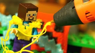 3Д Ручка и Лего НУБик Майнкрафт Мультики LEGO Minecraft - Анимация