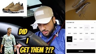 USING SNEAKRS TO BUY THE NIKE AIR MAX 97 CR7 GOLDEN PATCHWORK  !!! *LIVE*