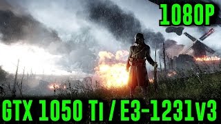 Battlefield 1 DX12: GTX 1050 Ti OC | Medium Preset 1080P