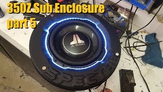 Builds: 350Z Spare Tire sub Enclosure Part 5 Bonus sound system overview | AnthonyJ350