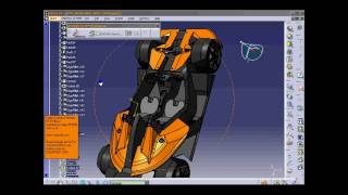 KTM XBow Sports Car modeled in Catia V5 by Solaris Design