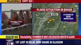 Bihar’s Kosi river threatens to flood