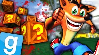 CRASH BANDICOOT vs KILLER CRATES?! | Garry's Mod Sandbox