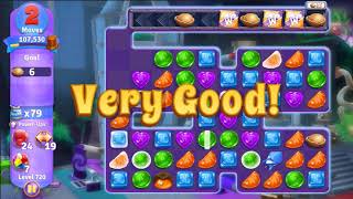 Wonka's World of Candy Level 720 - NO BOOSTERS + FULL STORY ? | SKILLGAMING ✔️
