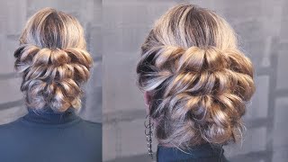 Причёска с резинками - Быстро! | Авторские причёски | Лена Роговая | Hairstyles by REM | Copyright ©