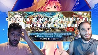 Fate Grand Order: Summer Banner Part 1 Summoning Versus "She Strikes Again!"