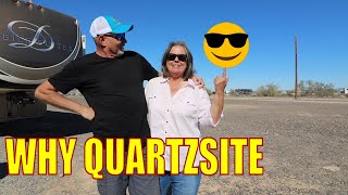 Why Quartzsite ? // Arizona Boondocking // Full Time RV Living