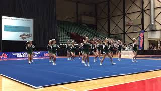 Reeths-Puffer’s Round 3 at the 2018 MHSAA competitive cheer state finals