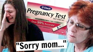 I'M PREGNANT!!! PRANKING MY MOM!