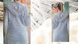 КАРДИГАН КРЮЧКОМ. СХЕМА+ВЫКРОЙКА.