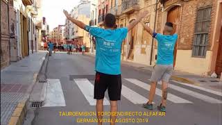 1/7.ALFAFAR.G.VIDAL.23.08.19 TAUROEMISION EN DIRECTO y VIDEOJUEGO GRATIS EN LA DESCRIPCIÓN ENLACE