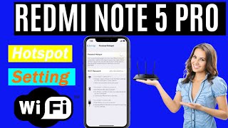 Redmi note 5 pro hotspot setting  |how to solve & connect wifi with a hotspot in Redmi mobile