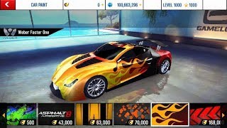 Hack Asphalt 8 airborne android version without root ,no ban Full HD 2017 100% working