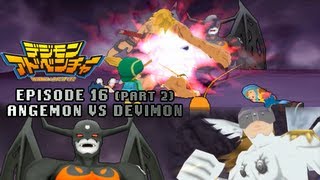 Digimon Adventure PSP - Walkthrough Episode 16 (Part 2) ~ Angemon vs Devimon