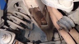 ремонт места крепления балки ВАЗ 2107, 2106, 2105 разницы нет