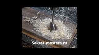 Скворечник своими руками. Сверло. Отверстие