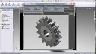Aula 11- SolidWorks Criando uma Engrenagem dente reto - Marcelo Pereira