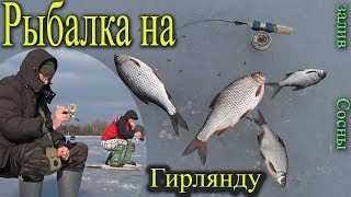 Рыбалка на гирлянду. Красивое видео про зимнюю рыбалку. Залив Сосны. Киев