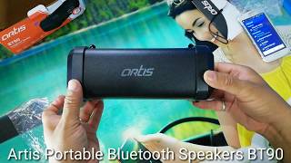 Artis BT90 Portable Bluetooth Speakers । Unboxing & Sound Test Review Video 2018