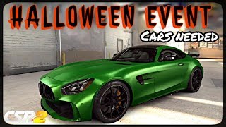 CSR Racing 2 - Halloween event 2018 - Cars needed to complete