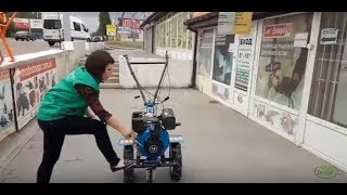 Как завести дизельный мотоблок с воздушным охлаждением ДТЗ 576 - "МотоДнепр"