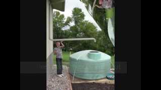 1000 Gallon Rain Barrel, rainwater collection system