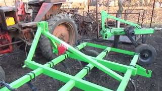Обкатка культиватора 9 апреля 2018 год.BOMET и т25.
