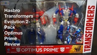 Hasbro Transformers Evolution 2-Pack Optimus Prime Review