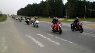 Открытие мотосезона 2011 колонна