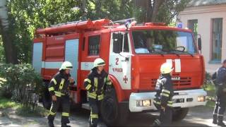 рятувальники та медики відпрацювали дії на випадок пожежі