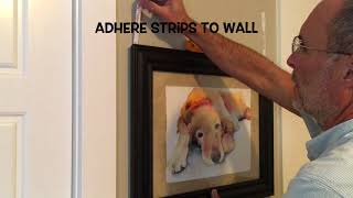 hangITstrips D-Ring Demonstration Movie for Hanging Pictures