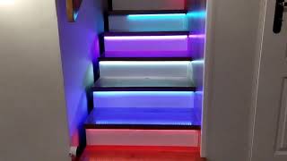 Sterownik schodowy korytarzowy rgb F20 F22 efekty WS2811 magic LED WS2812