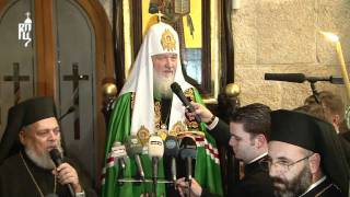 Патриарх Кирилл посетил Баламандский монастырь