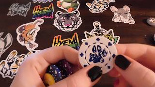 Furry ASMR ~ BLFC 2019 Haul, Soft Talking, Visual Triggers