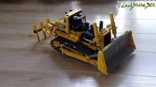 Lego Technic 8275 - RC Bulldozer und PIKO BR80 im Hintergrund